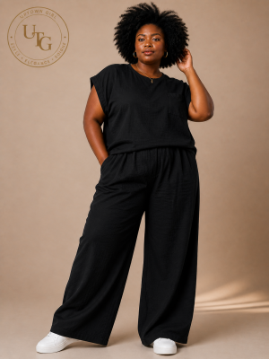 Luxe Wide-Leg Two-Piece Set