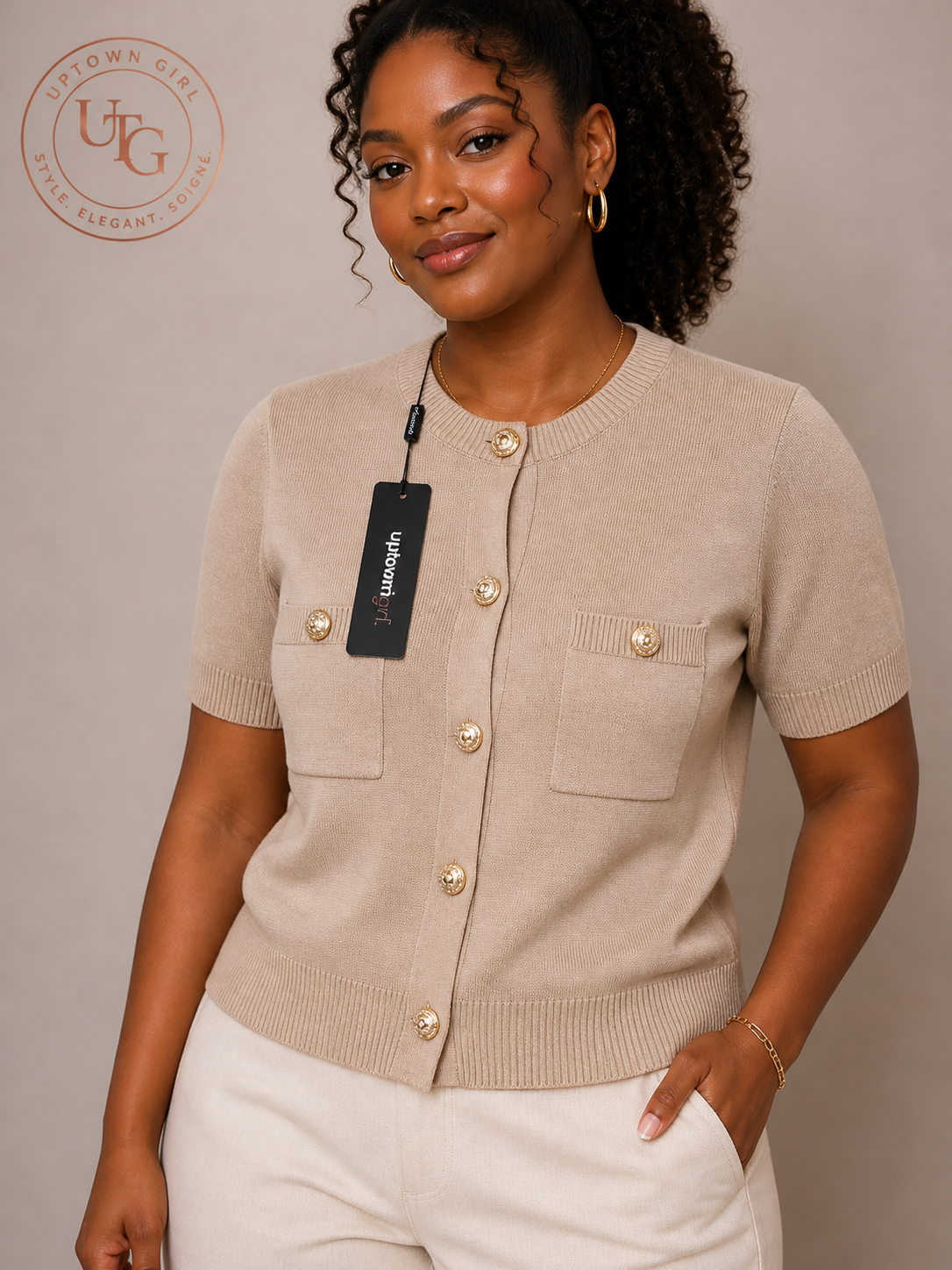 Casual Knit Top - Image 3